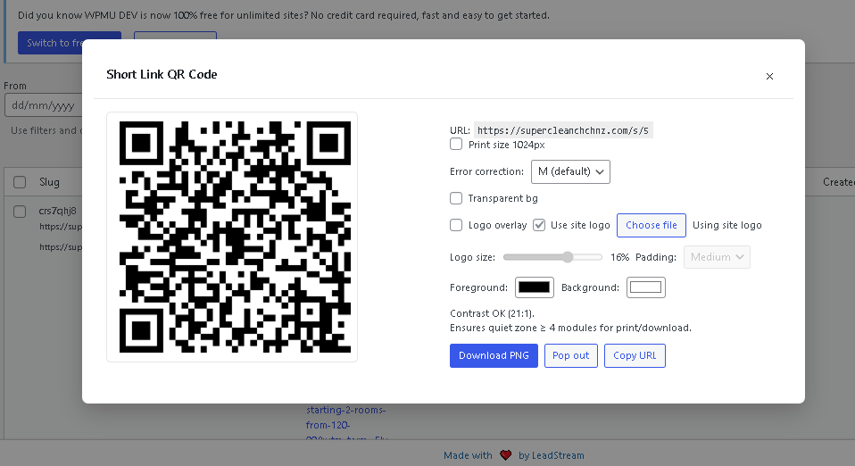 LeadStream Pro QR Generator
